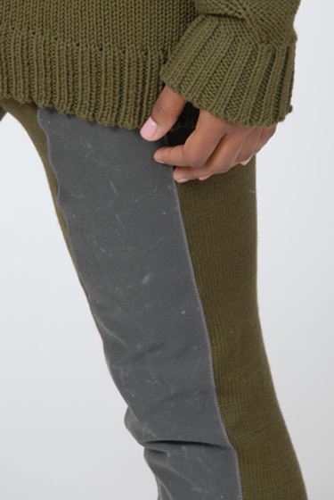 Samaelisk Pullover and Gasmith Leggings - color Moss